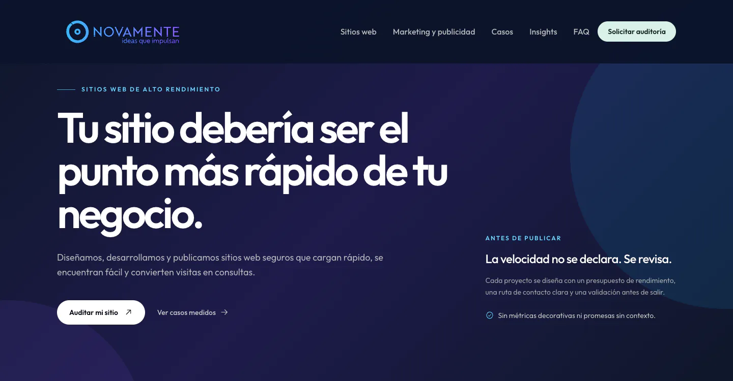 Inicio de Novamente Agency: Novamente